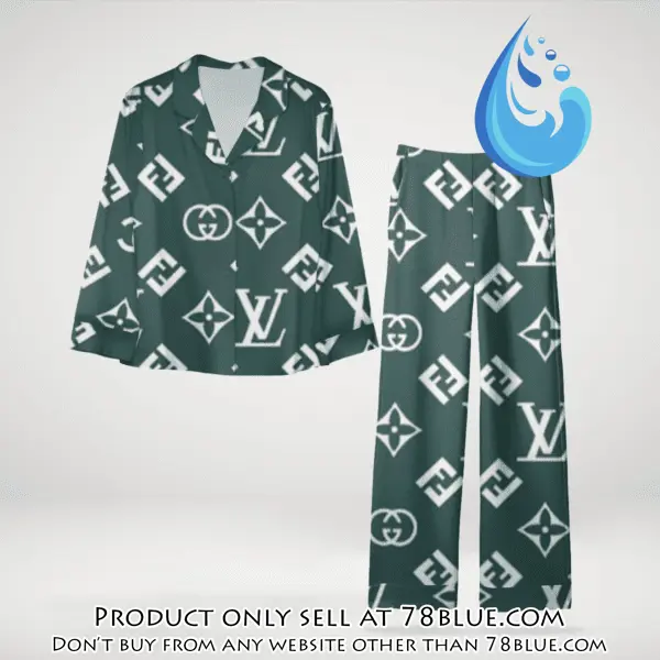 Trending luxury fendi satin pajama set pjs1049 78b2037829